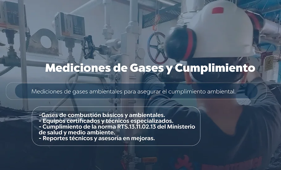 Mediciones de Gases y Cumplimiento Ambiental