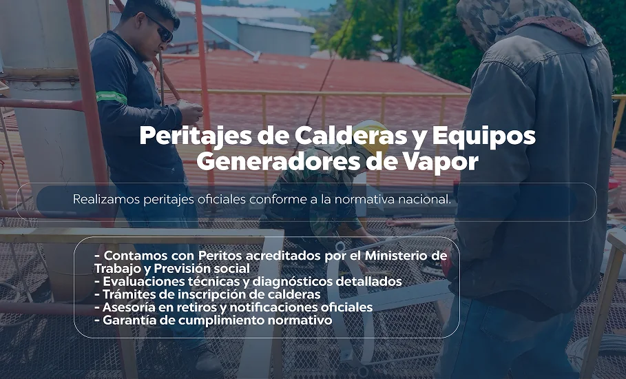 Peritajes de Calderas y Equipos Generadores de Vapor